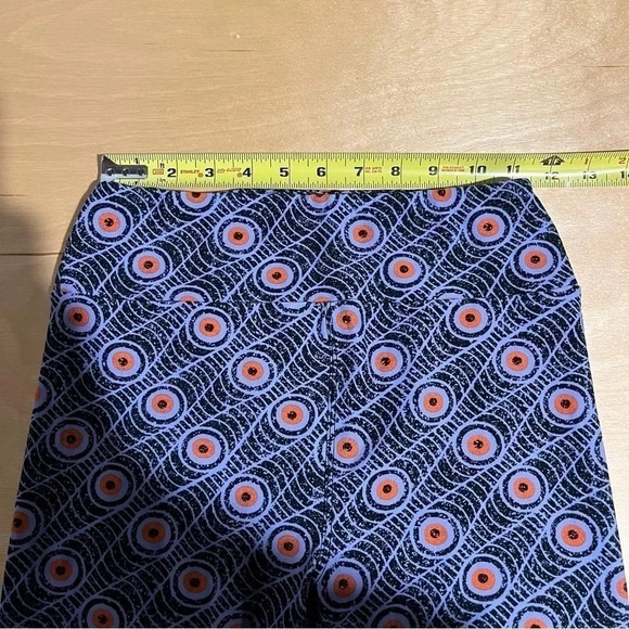 LULAROE One Size HALLOWEEN Green Leggings OS Witches Hats & Spiders / Eyes - Picture 8 of 10